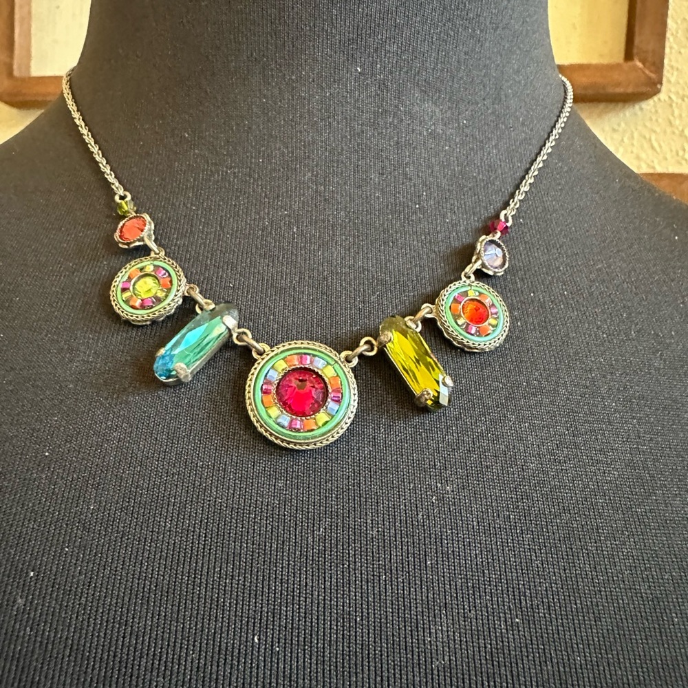 Vintage Firefly Petite Medallion Necklace
